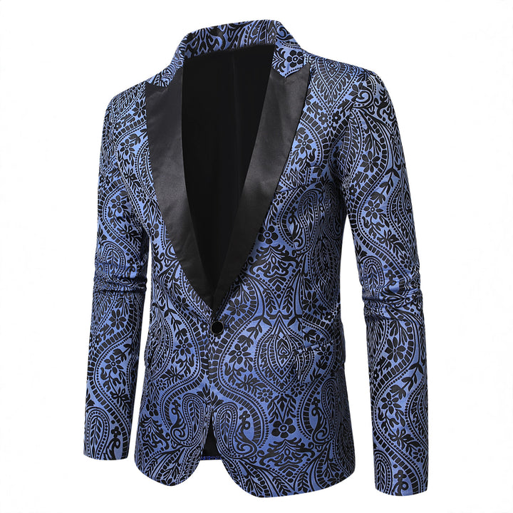 Herren stilvoller Blazer mit Paisleymuster Echoarchiv