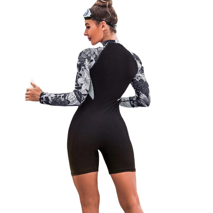 Damen Neopren-Surfenanzug mit langem Arm und stylischen Details Echo Archiv
