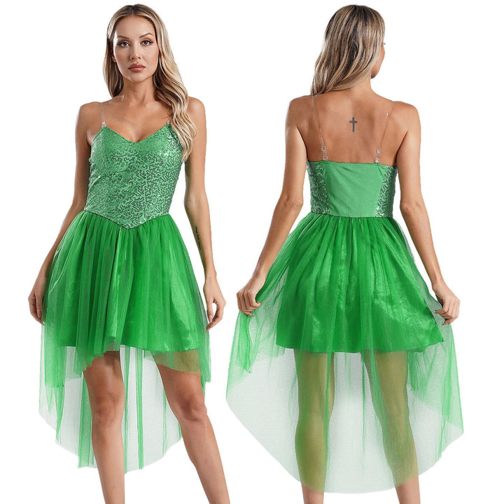 Damen Kostümkleid mit schimmerndem Tüllrock und filigranen Flügeln Echo Archiv