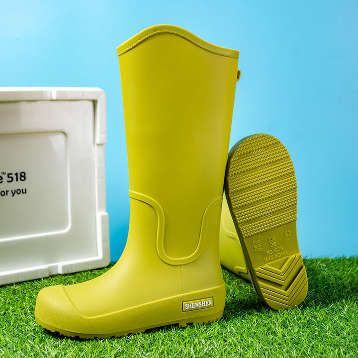 Herren Wasserdichte Vollgummi-Arbeitsstiefel mit verstärkter Zehenpartie und griffiger Profilsohle Echoarhiv
