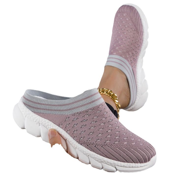 Damen nan sockenähnlicher Komfort-Slipper mit punktelastischem Strickoberteil segmentierter Dämpfungssohle und weichem Komfortfußbett Echo Archiv