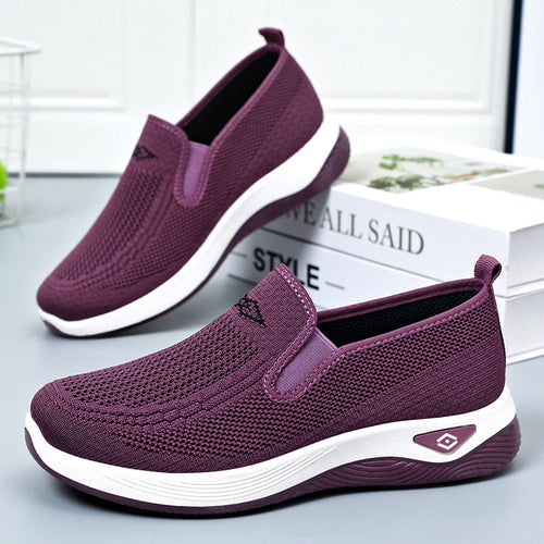 Damen Atmungsaktive Slip-On Sneakers mit flexibler Sohle und rutschfestem Profil Echo Archiv