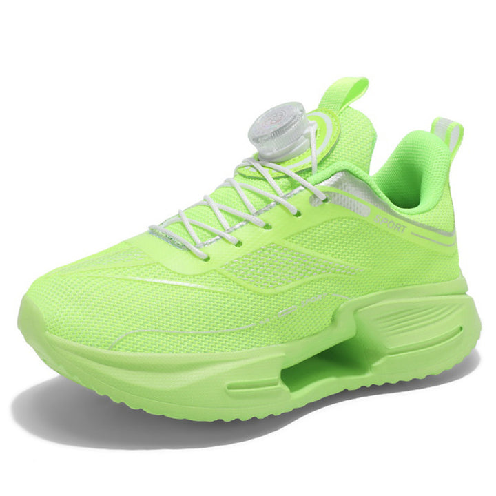 Damen Sportliche Mesh-Laufsneaker mit Drehverschluss und gedämpfter Plateausohle – Lioré