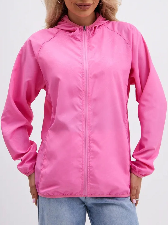 Damen Leichte Sportjacke mit Kapuze – Célinea