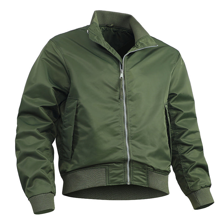 Herren stylische Bomberjacke mit elastischem Bund und leichtem Innenfutter Echoarchiv