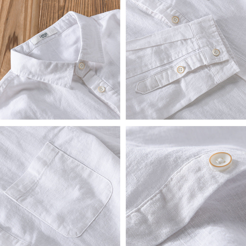 Herren Overshirt aus Baumwollmix mit Brusttasche und lockerem Schnitt Echoarchiv