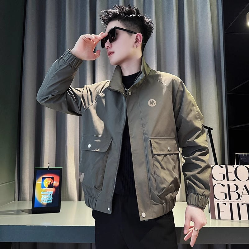 Herren Modische Übergangsjacke Echoarchiv