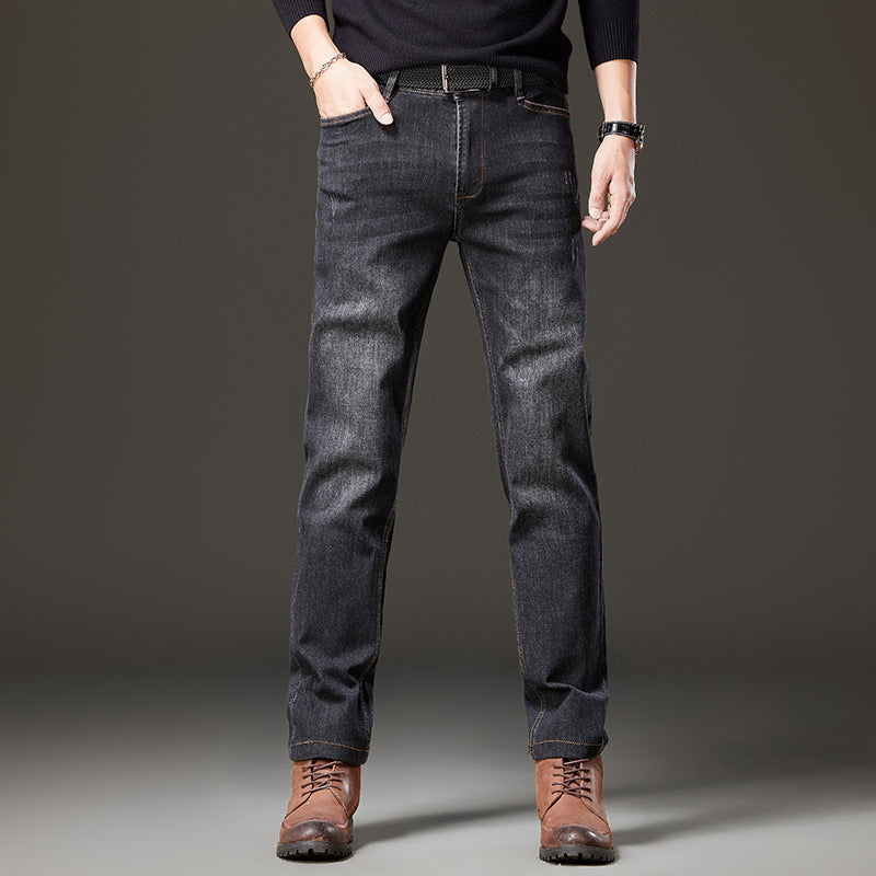 Herren Jeans im geraden Schnitt aus Stretch-Denim mit klassischem fünf‑Taschen‑Schnitt Echo Archiv