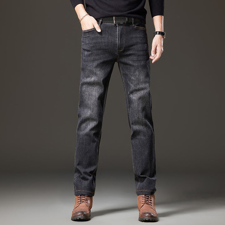 Herren Jeans im geraden Schnitt aus Stretch-Denim mit klassischem fünf‑Taschen‑Schnitt Echo Archiv