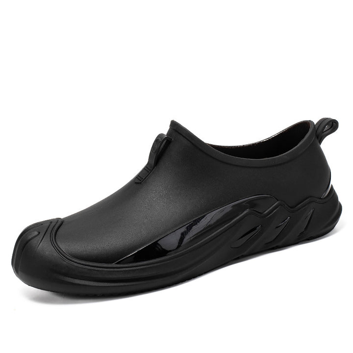 Herren Robuste wasserdichte Outdoor‑Clogs aus Vollgummi mit griffiger Profilsohle Echoarhiv