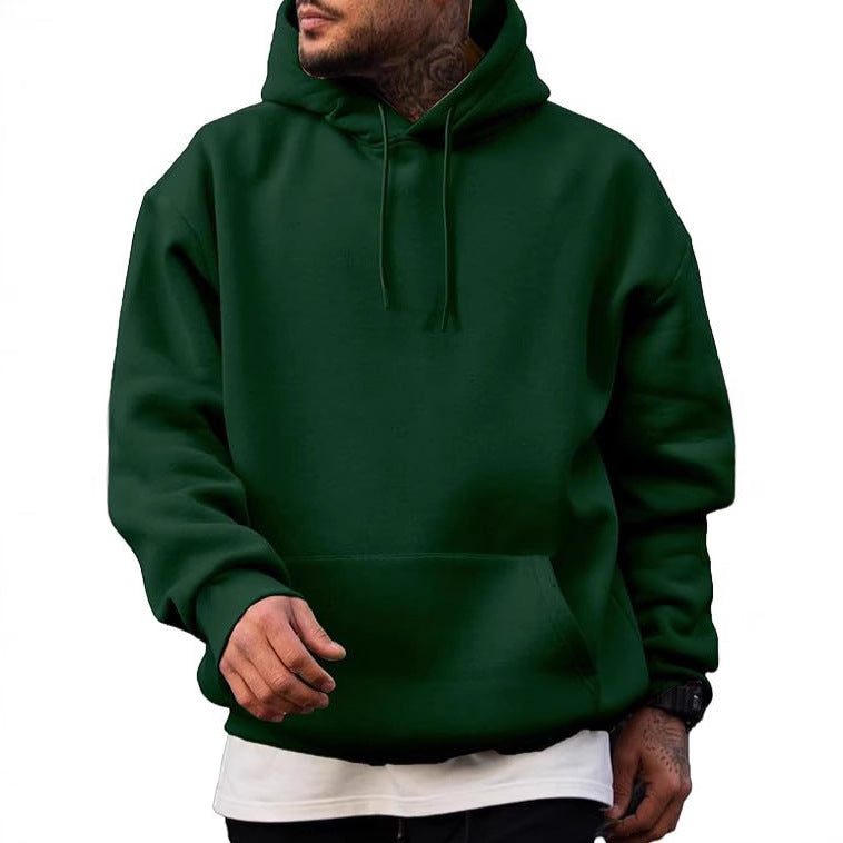 Herren Hoodie mit geräumiger Kapuze und Kängurutasche Echoarchiv