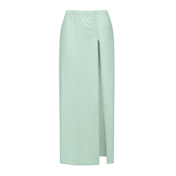 Damen Badeanzug mit voluminösen Rüschen und elegantem Maxirock Echo Archiv