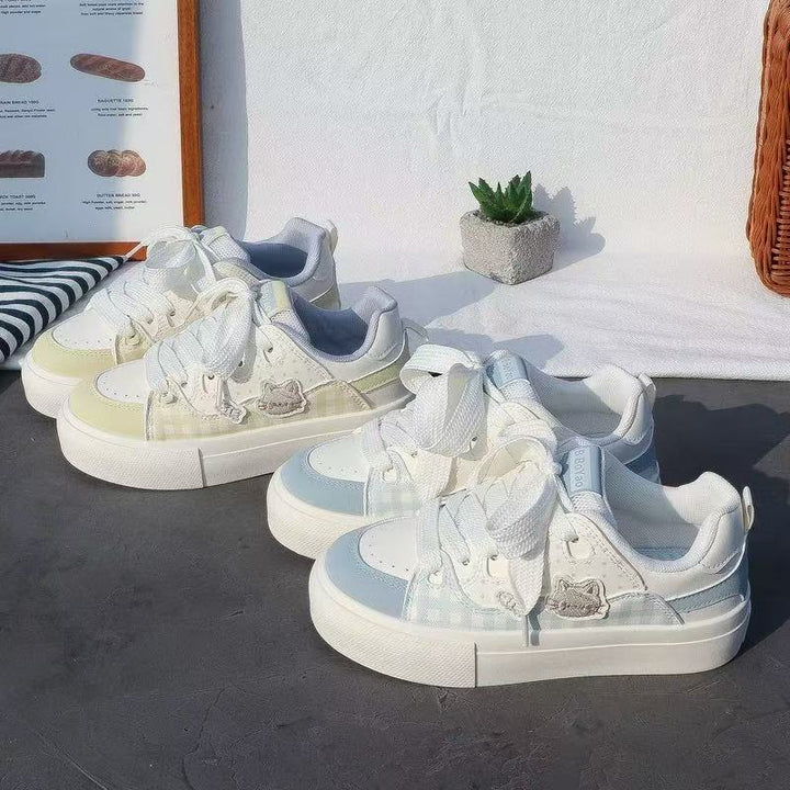 Damen Sneakers mit modischem Karomuster und komfortabler Sohle Echo Archiv