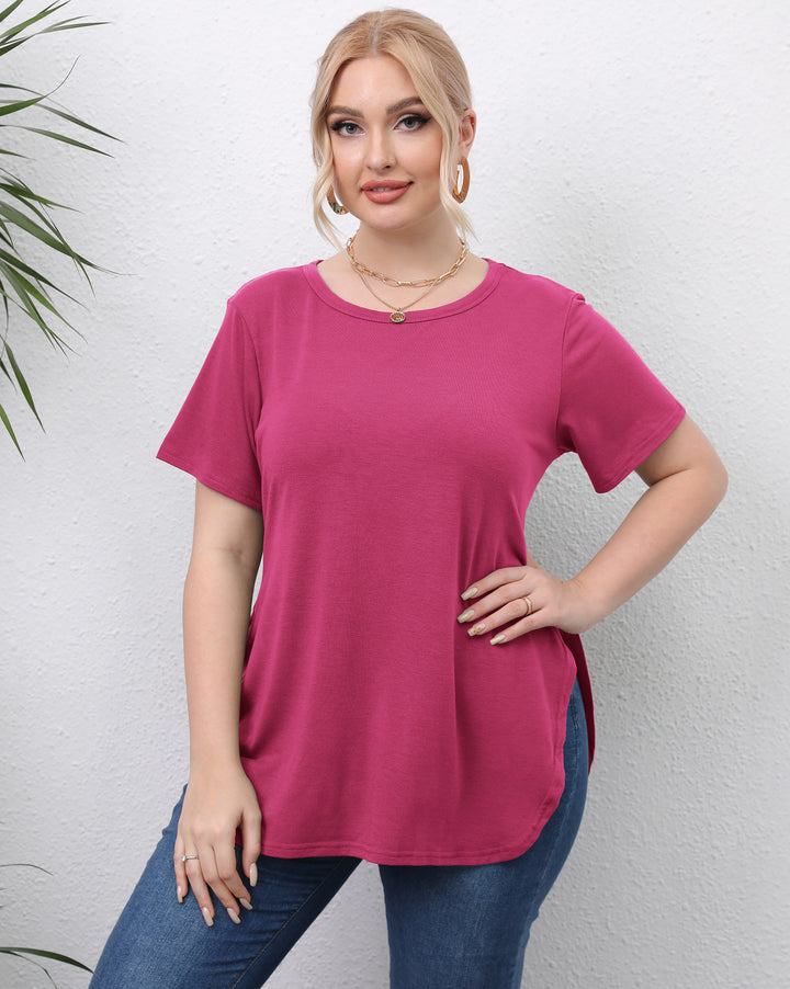 Damen lässiges T-Shirt mit seitlichen Eingrifftaschen Echo Archiv
