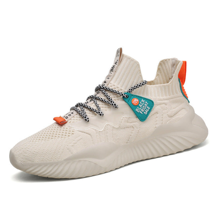 Damen sportliche Obermaterial-Stretch Sneakers mit rutschfester Sohle und hohem Komfort Echo Archiv