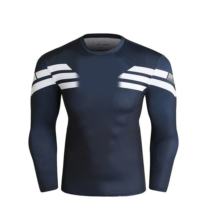 Herren Sportliches Langarm-T-Shirt mit innovativem Design Echoarchiv