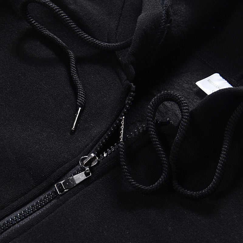 Damen nan extraweit geschnittener Zip-Hoodie mit verstärkter Kapuze, flachen Nähten und weichem Fleece-Innenfutter Echo Archiv