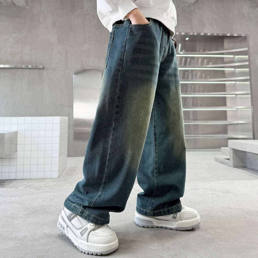 Unisex Weite Jeans mit hohen Taschen Echo Archiv
