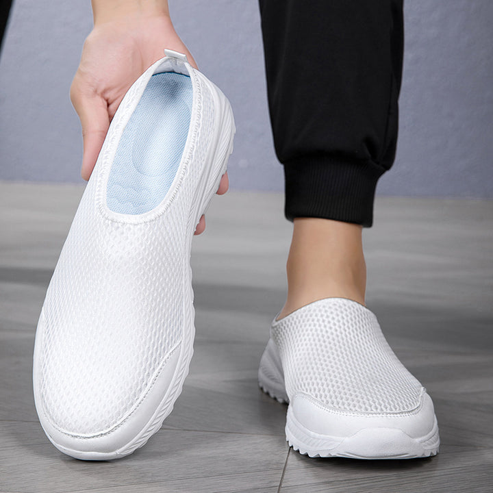 Unisex nan atmungsaktiver Mesh-Mule mit griffiger Flexlaufsohle und gepolstertem Komfortfußbett Echo Archiv