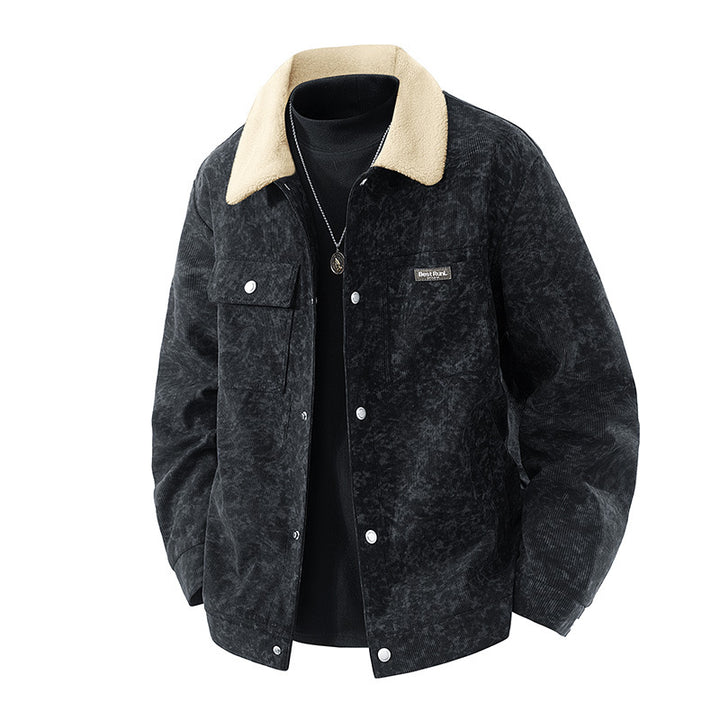 Herren Urbaner Overshirt mit modernen Taschen – Taviero