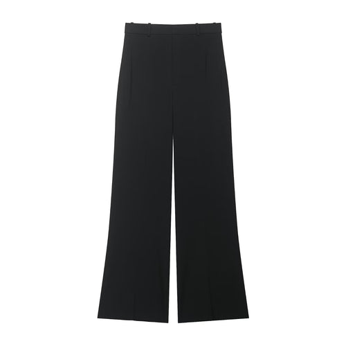 Damen Elegante weite Bundfaltenhose mit hoher Taille und weitem Bein Echoarchiv