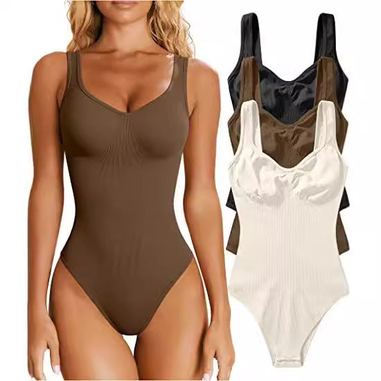 Damen Body mit spaghettiträgern und figurbetontem Schnitt Echo Archiv