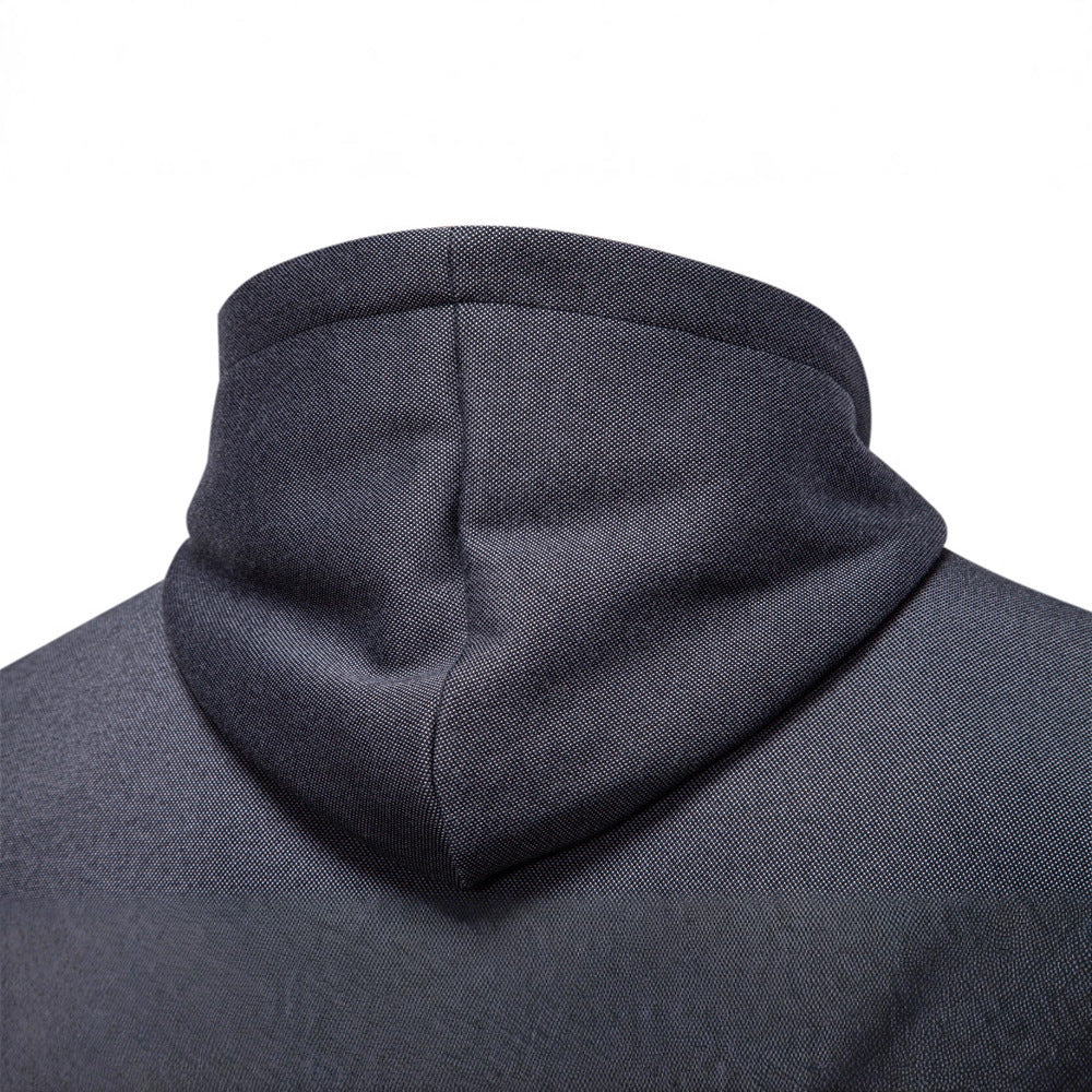 Herren funktionale Sweatjacke mit praktischer Kapuze und modernem Reißverschluss Echoarchiv