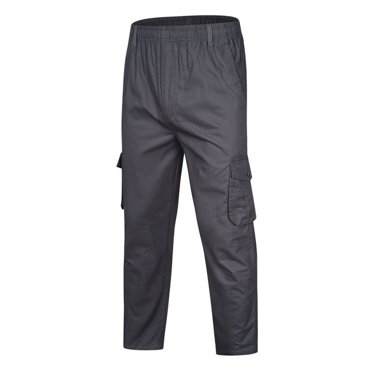 Herren locker sitzende Cargo‑Hose mit elastischem Bund und Mehrfach‑Taschen Echo Archiv