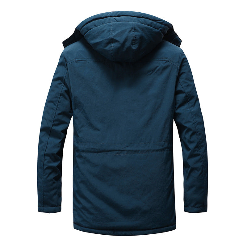 Herren Militärisch inspirierter Parka mit Sherpa-Innenfutter und Utility-Taschen Echo Archiv
