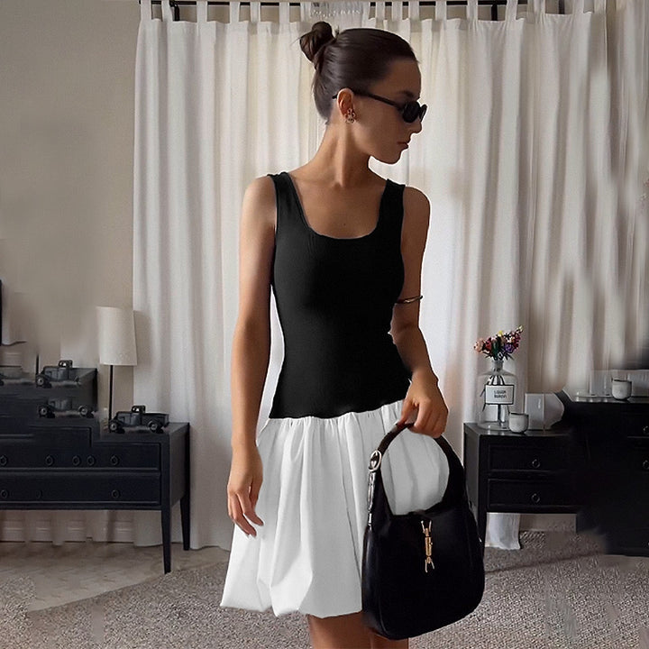 Damen Sportives Mini-Kleid mit lässigem Schnitt und voluminösem Rock Echo Archiv