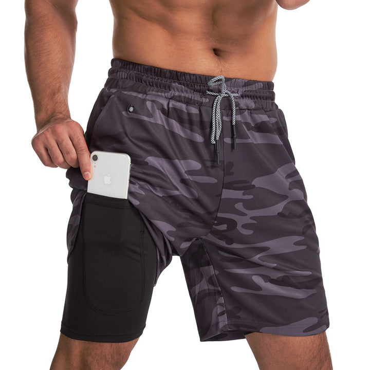 Herren Sportliche Hybrid-Shorts mit praktischen Taschen und atmungsaktivem Material Echoarchiv