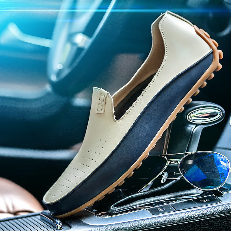 Damen eleganter Driving‑Mokassin mit weichem Lederlook, gepolstertem Komfortfußbett und profiliertem Noppenlaufsohle Echo Archiv
