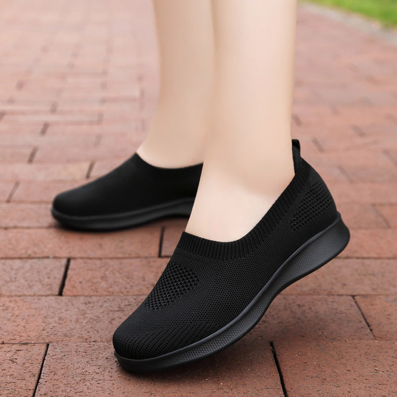 Damen nan nahtloser Slip-On Komfortschuh mit elastischem Maschenobermaterial und federleichter EVA-Laufsohle Echo Archiv