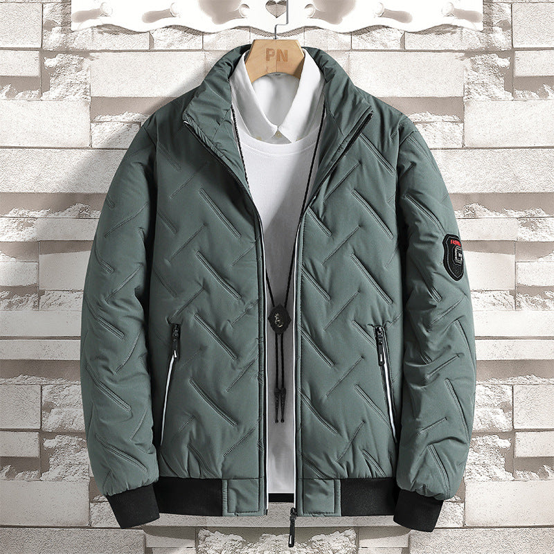 Herren Isolierte Steppjacke mit hochschließendem Kragen Echo Archiv