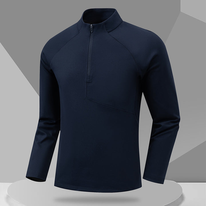 Herren Sportliches Langarmshirt mit Stehkragen Echo Archiv