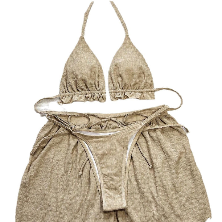 Damen Triangel-Bikini-Set mit lässigen Shorts Echo Archiv