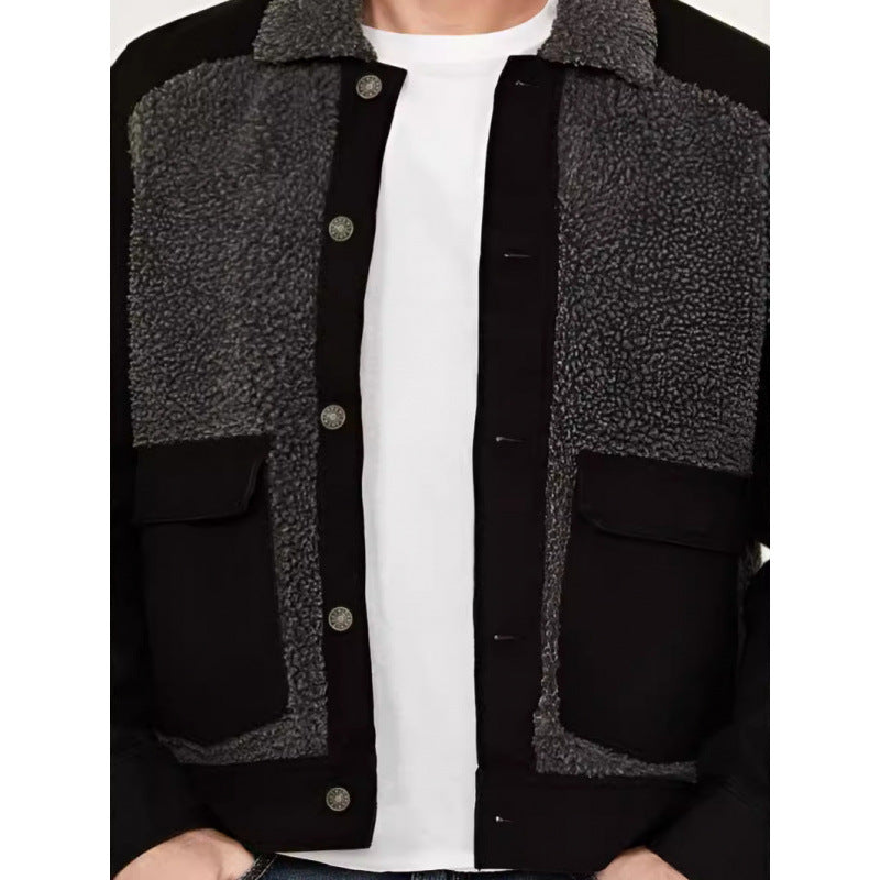 Herren modische Jacke mit durchgehendem Fleece-Futter Echoarchiv