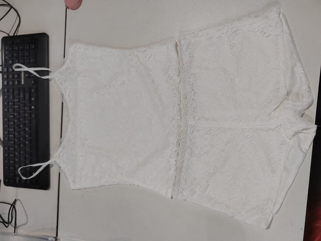 Damen Elegantes Spitzen-Nachtwäsche Set mit Schnürdetails Echo Archiv
