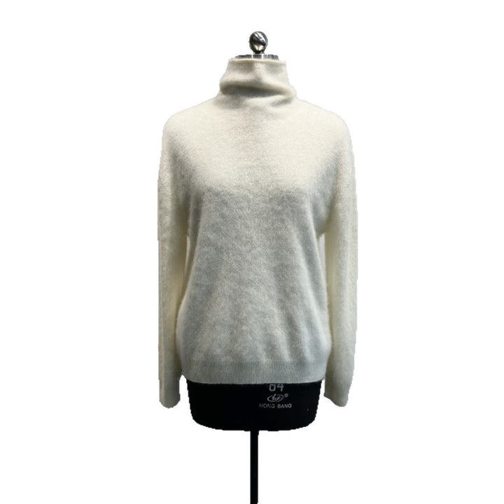Damen Gemütlicher Rollkragen Strickpullover Echoarchiv