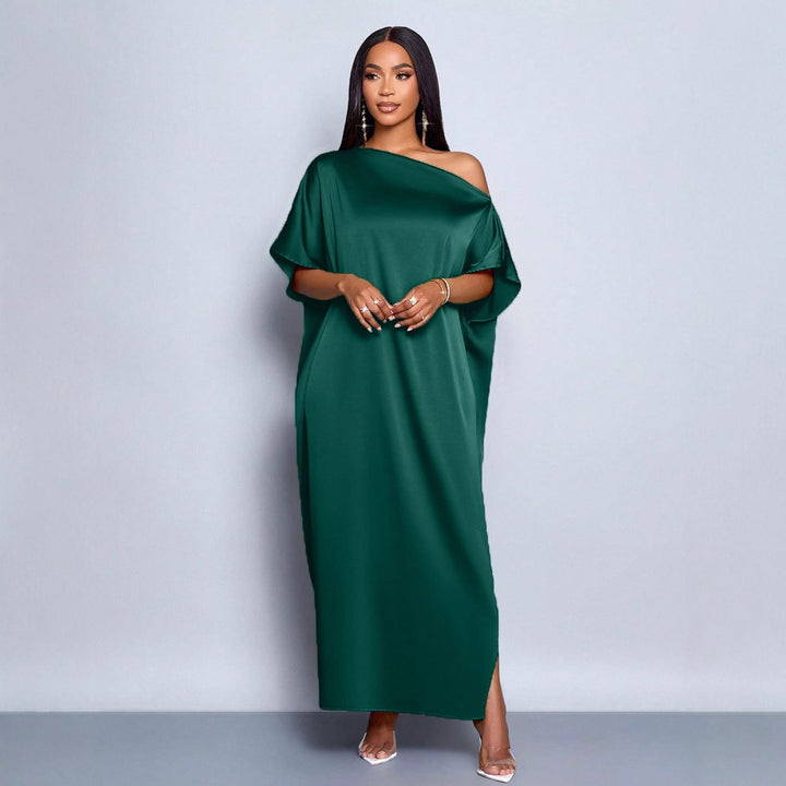Damen Maxikleid mit asymmetrischem Schnitt und elegantem Fall Echo Archiv