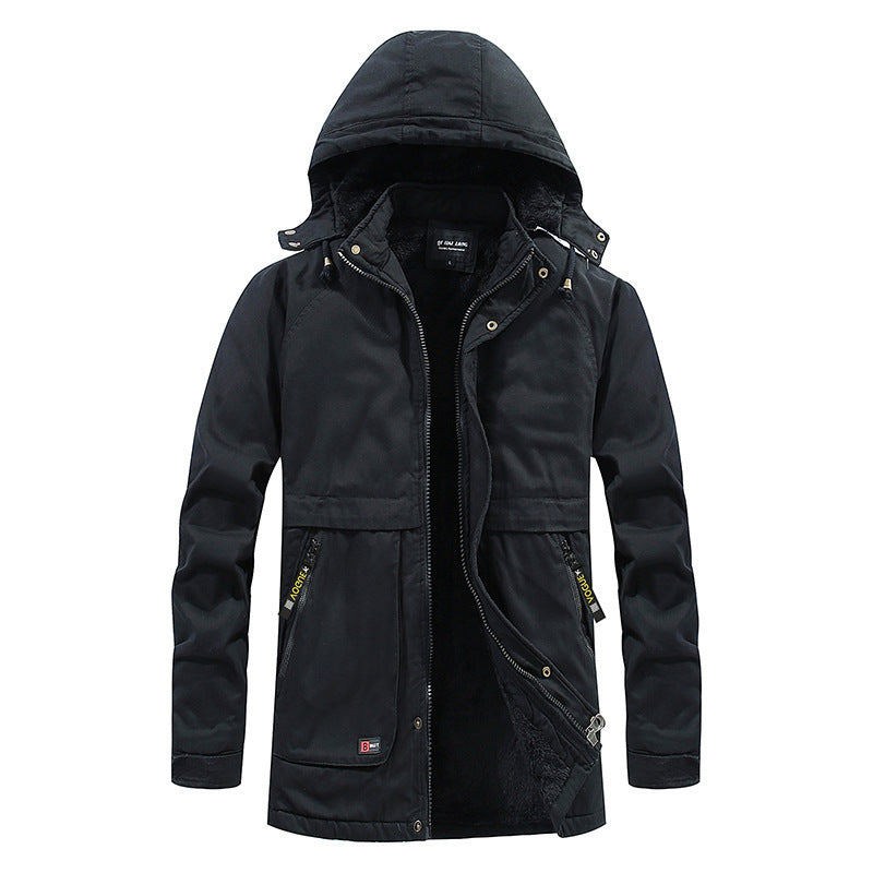 Herren Urbaner Fieldparka mit durchgehendem Teddyfleece‑Futter und Mehrfachtaschen Echo Archiv