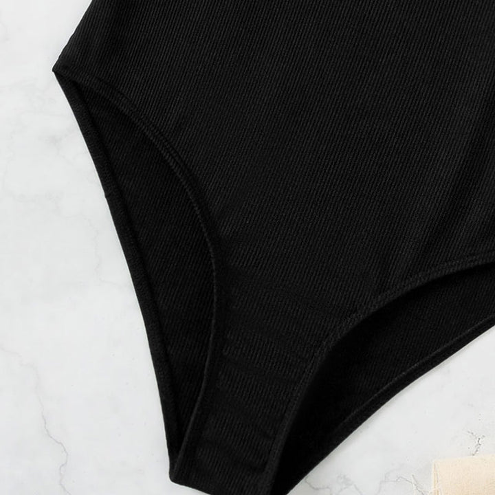 Damen Einteiliger Badeanzug mit elegantem Rüschendetail Echo Archiv