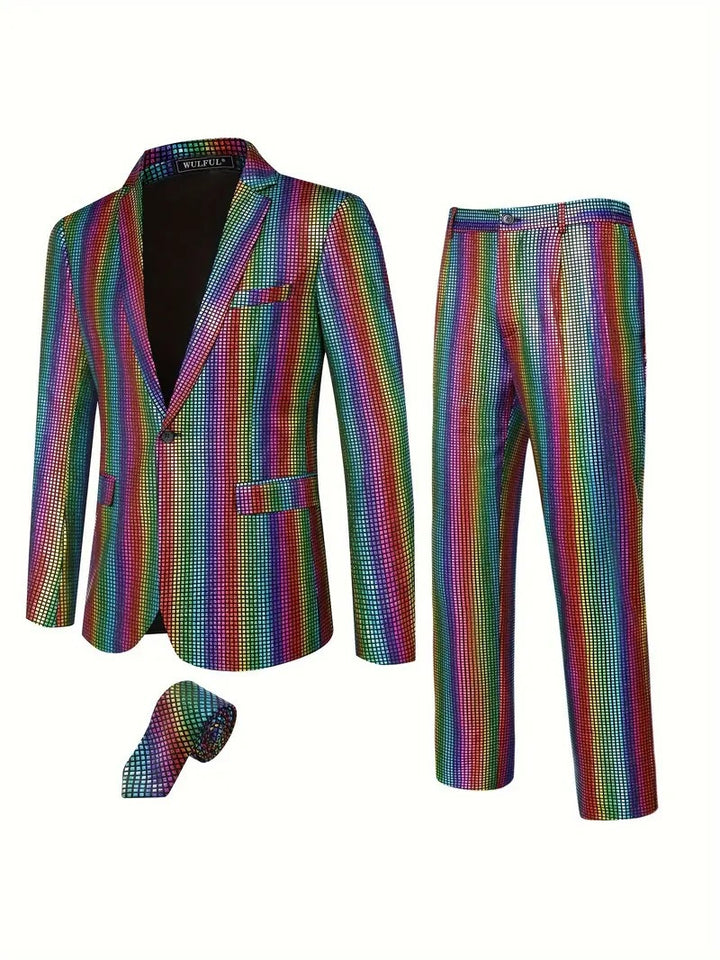 Herren Glitzerndes Anzugset Echoarchiv