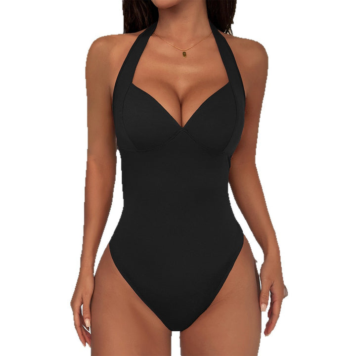 Damen Neckholder Bodysuit mit figurformendem Schnitt Echo Archiv