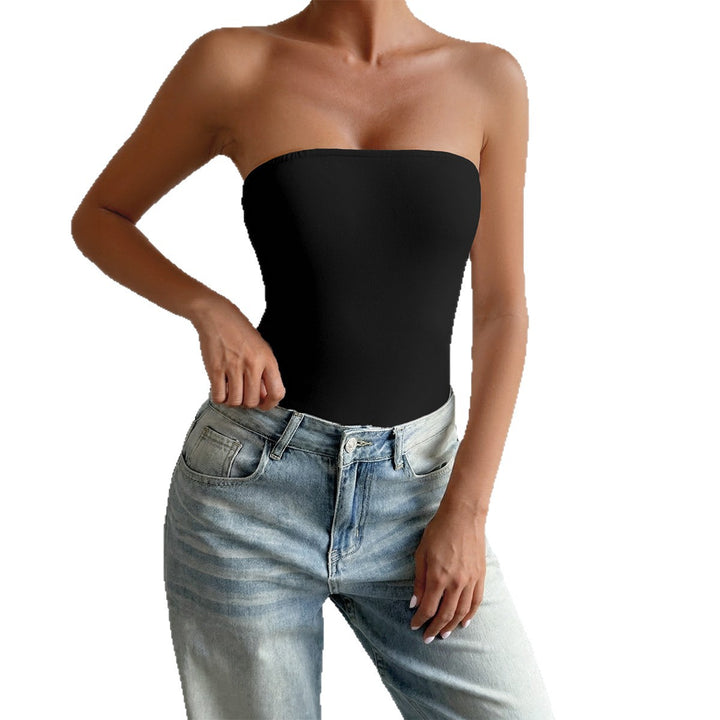 Damen Bandeau-Bodysuit aus elastischem Material mit figurfreundlichem Schnitt Echo Archiv