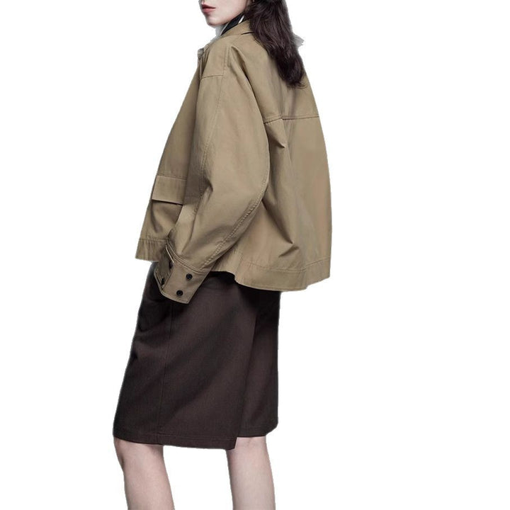 Damen Modische Übergangsjacke mit bequemen Schnitt Echoarchiv