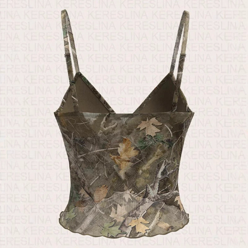 Damen Camouflage Top Echo Archiv