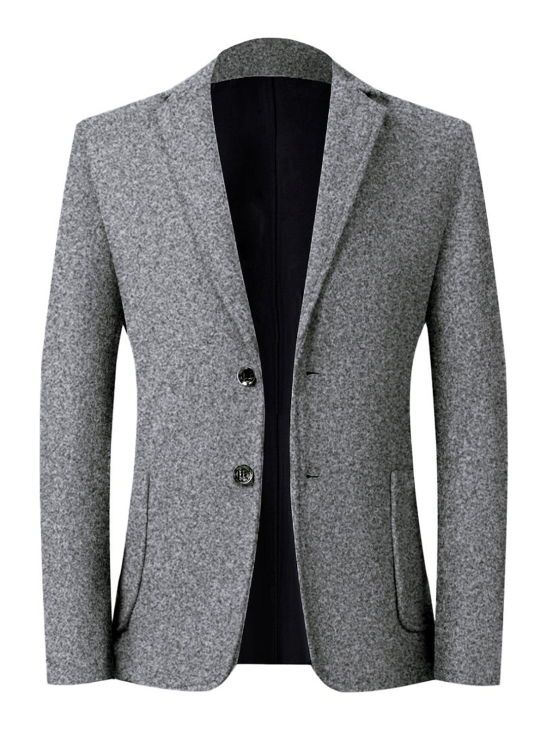 Herren eleganter, strukturierter Anzugblazer Echoarchiv