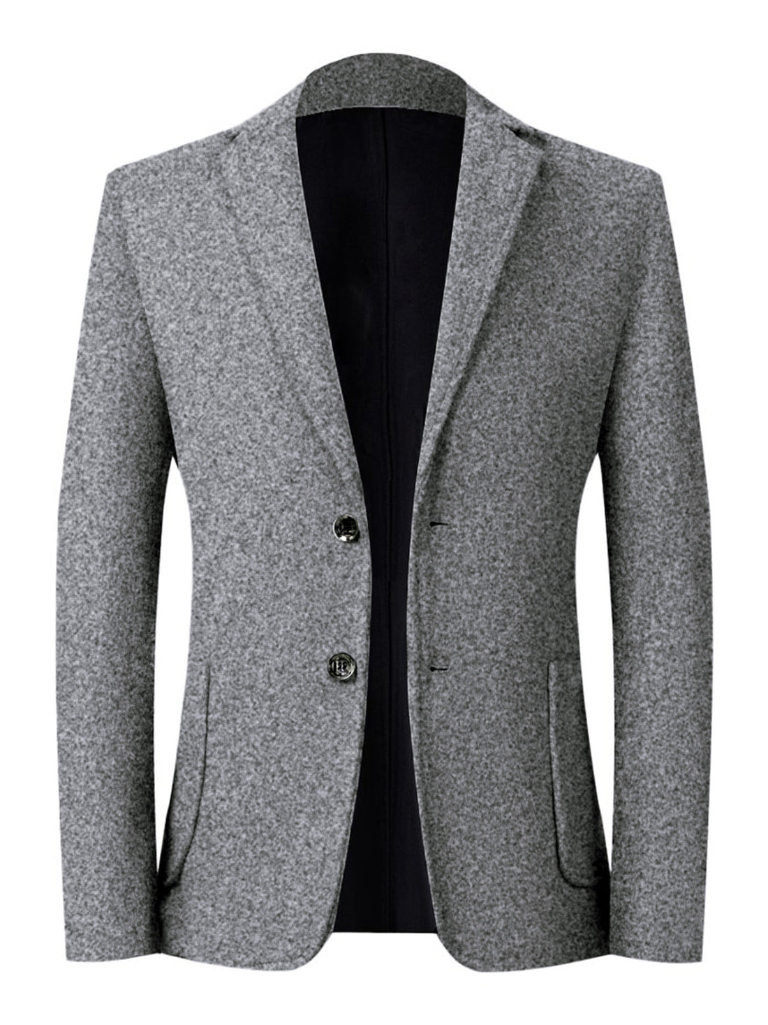 Herren eleganter, strukturierter Anzugblazer – Tianoro