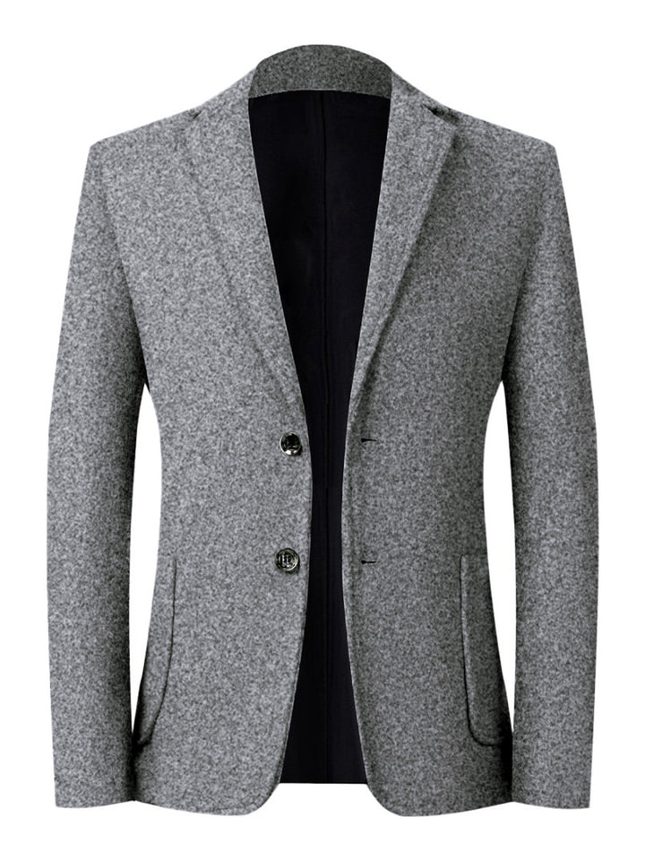 Herren eleganter, strukturierter Anzugblazer Echoarchiv